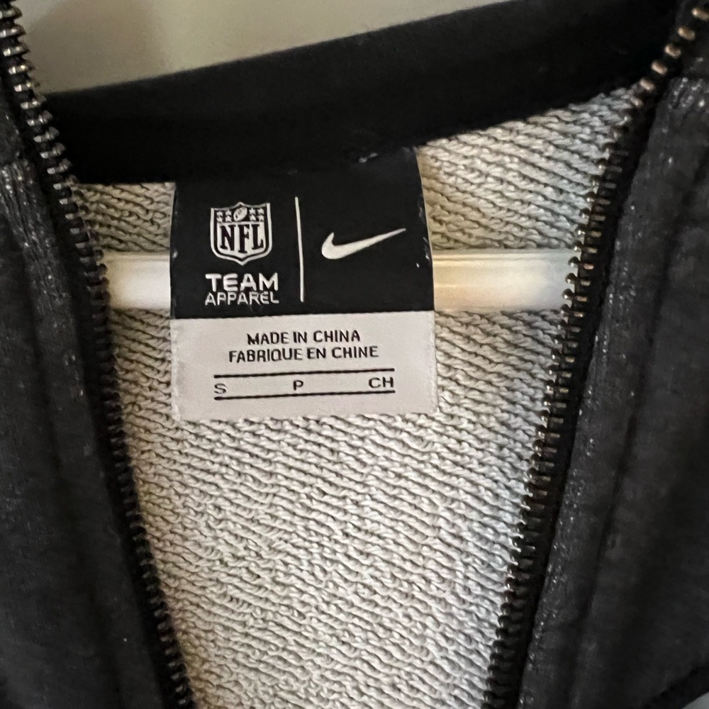 Ravens logo zip up Hoodie NIKE Team Apparel sweatshirt - Picture 2 of 3